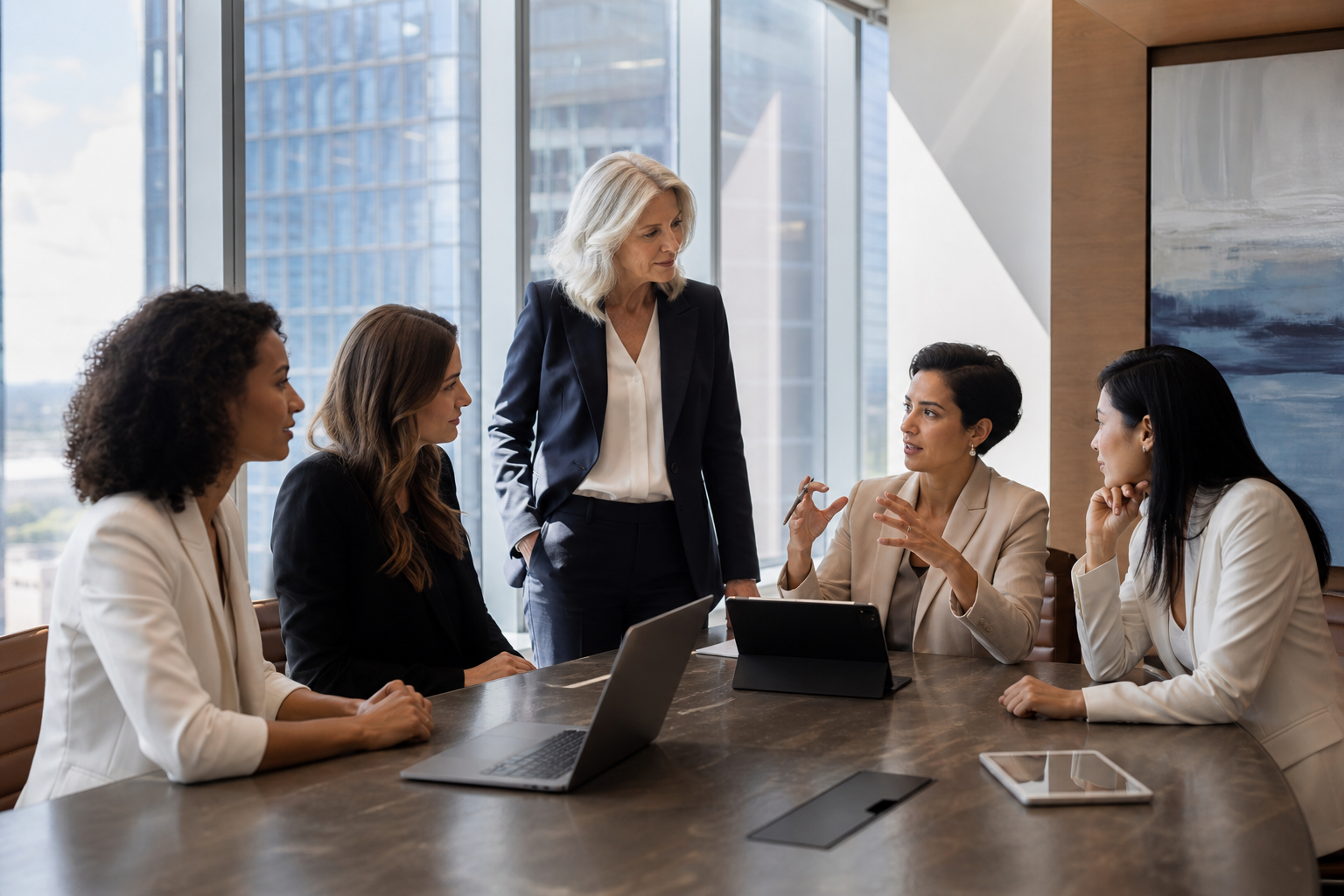 Women in Financial Services Professional Setting