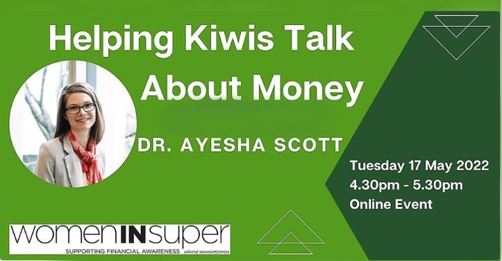 Ayesha Scott AUT Women in Super helping kiwis talk about money