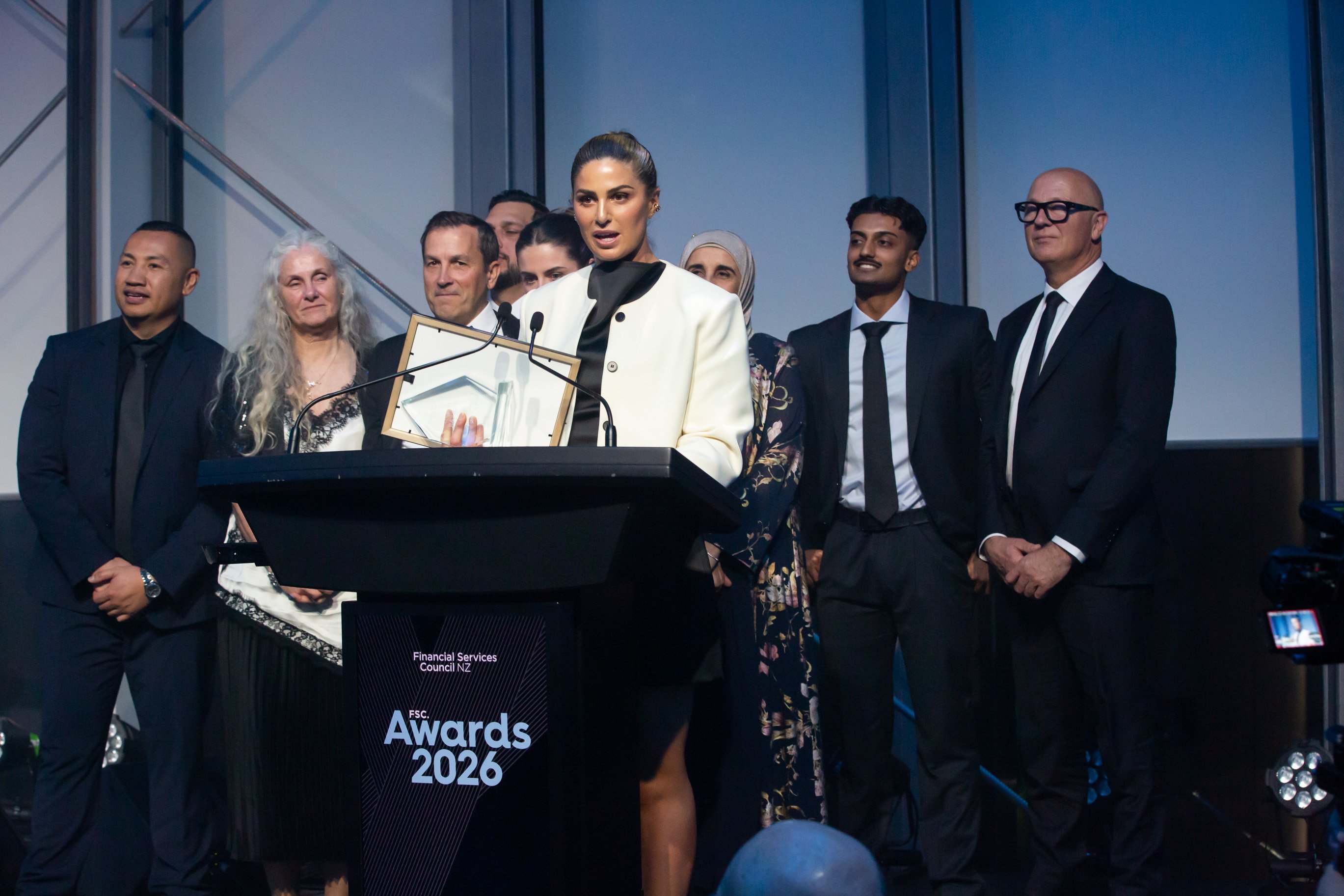 FSC Award Winners on stage