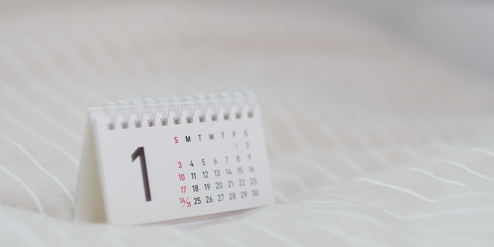 Generic 1000 x 500 calendar dates